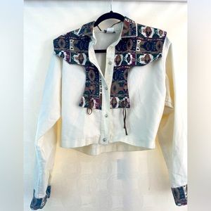 Western style 🤠 button up crop shit